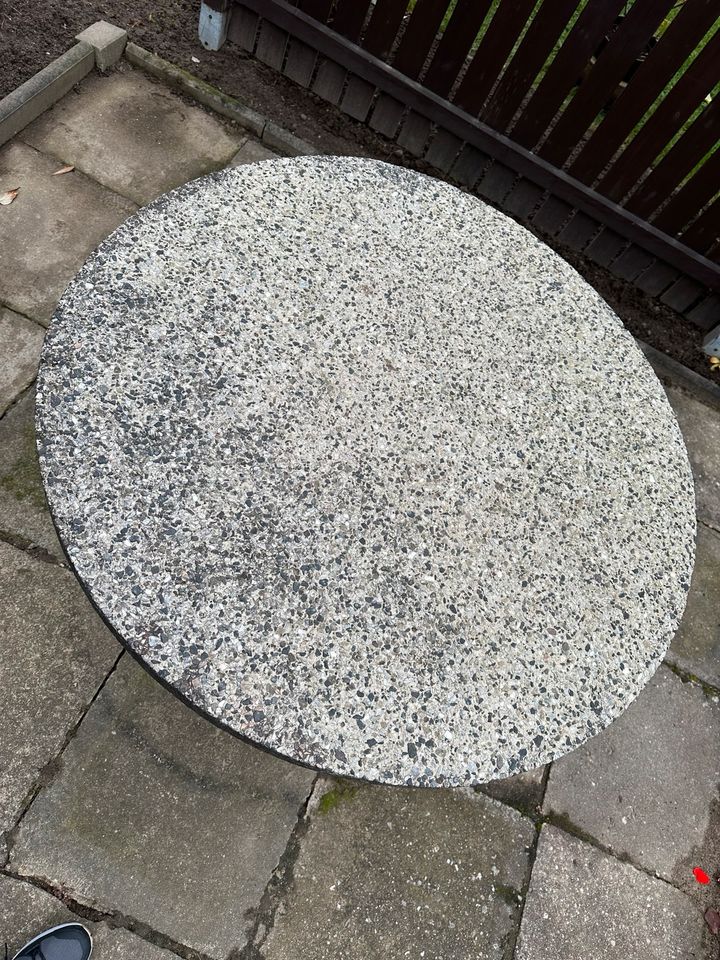 Stein/Beton Platte Tischplatte Rund Durchmesser 1m in Dresden