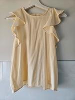 Zara Bluse mit Volant Gr. XS gelb Niedersachsen - Haste Vorschau