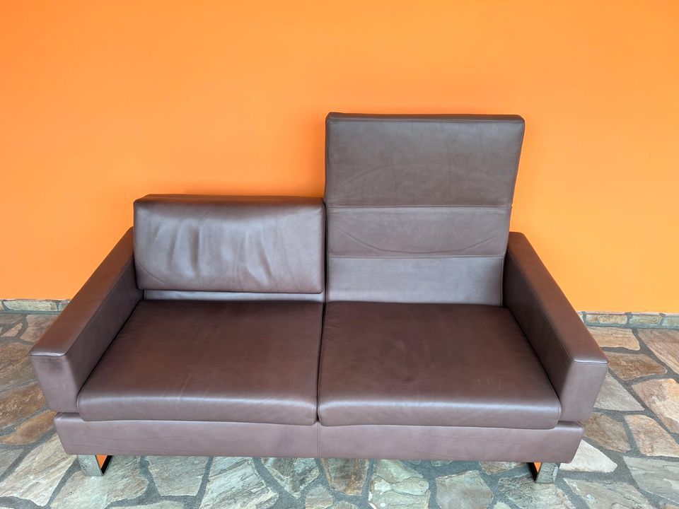 Brühl Tomo Ledersofa Leder 2 Sitzer Daybed Funktionssofa in Wadersloh