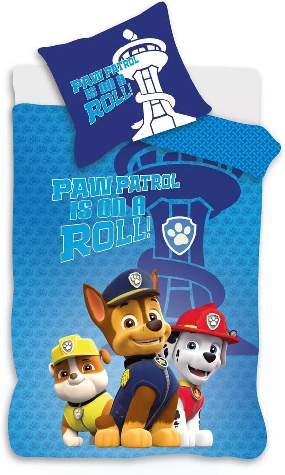 Paw Patrol Baby Bettwäsche 100 x 135 cm 100% Baumwolle in Emmerich am Rhein