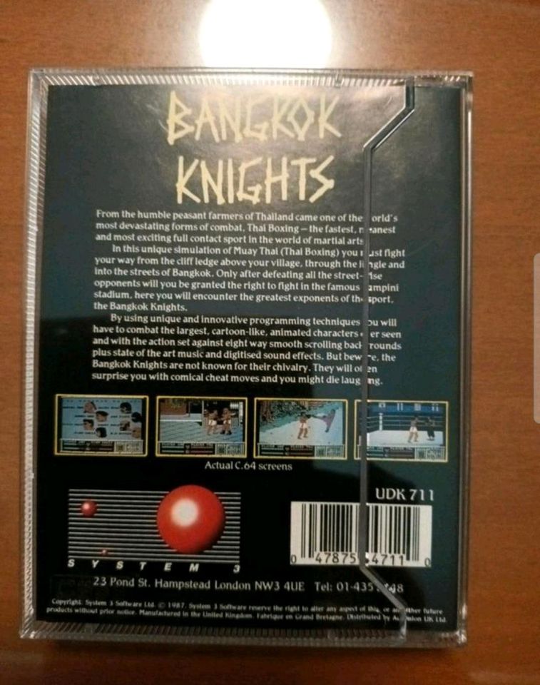 Selten: C64/128  2 Kassetten Game "Bangkok Knights" in Völklingen