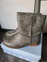 Pesaro Stiefeletten Chelsea Boots Stiefel grau gefüttert Baden-Württemberg - Eberstadt Vorschau