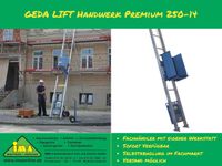 GEDA Lift Handwerk Premium 250-14 Leiternaufzug Geda Lift Aufzug Solarlift Dachdeckeraufzug Bayern - Rednitzhembach Vorschau