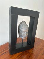 Buddhakopf mit Holzrahmen Asien Deko Hessen - Hanau Vorschau