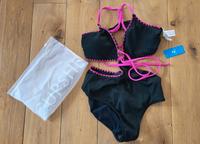 Cupshe Badeanzug / Monokini schwarz/pink - M - NEU Nordrhein-Westfalen - Telgte Vorschau