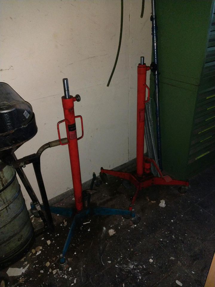 Getriebeheber Motorheber hydraulisch 500kg/ 300kg in Munster