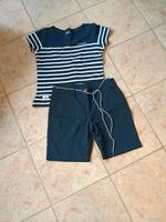Set Marine gestreift T-Shirt kurze Hose Bermuda Sommer Gr. 38 Nordrhein-Westfalen - Dinslaken Vorschau
