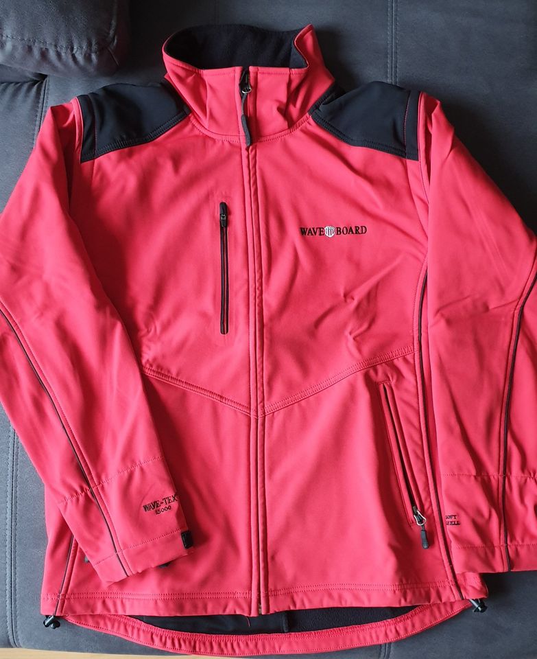 Waveboard Softshell Jacke Weste Wandern Herren rot / Größe L in München