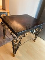 Antik Tisch Beistelltisch Holz + Metall Massivholz Hessen - Nidderau Vorschau