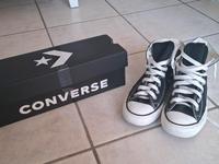 Converse chucks Damen high Gr.37,5 schwarz Nordrhein-Westfalen - Erftstadt Vorschau