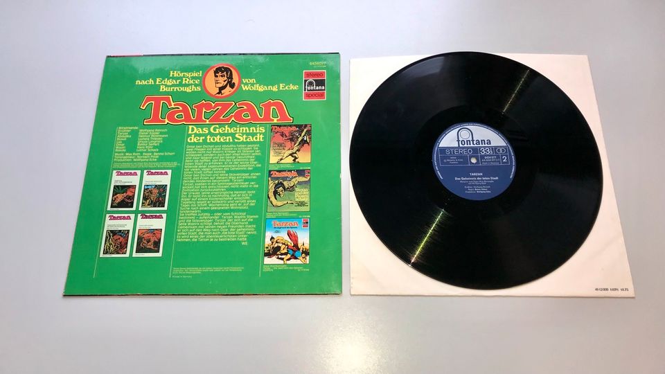 Tarzan Hörspiel LP 70 er Jahre& Schlümpfe lp & Comic in Berlin