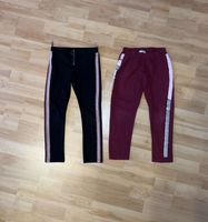 2 Leggings, Gr. 122, Wendepailletten, weinrot, schwarz, Hose Hessen - Ebsdorfergrund Vorschau