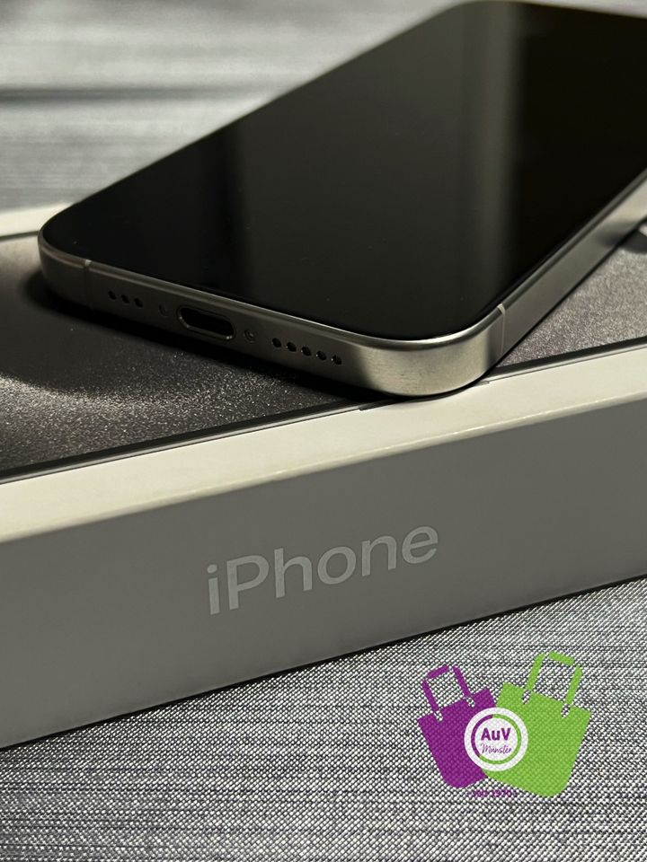 iPhone 15 PRO - 256GB - White Titanium - NEUWERTIG/OVP+GARANTIE in Centrum