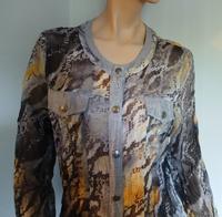 Bluse - Bonita - gemustert Brauntöne - - Gr. 42 Nordrhein-Westfalen - Ennigerloh Vorschau