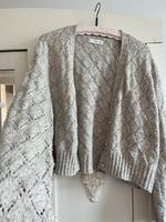 Cardigan Strickjacke Wolle Zopf Strick Muster XS S m l Mango Leipzig - Probstheida Vorschau