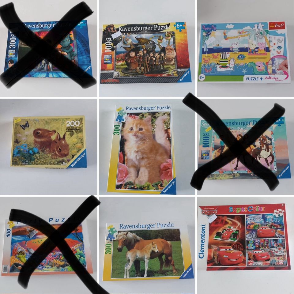 Verschiedene Puzzle zu verkaufen Je 3€ in Wetschen