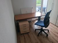Schreibtisch, Schreibtischcontainer, Schreibtischstuhl Sachsen - Meißen Vorschau