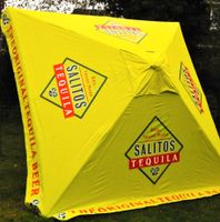 XL Salitos Bier Sonnenschirm 3x3m Gastro Garten Terasse gelb grün Baden-Württemberg - Pforzheim Vorschau