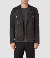 NEU AllSaints LEATHER Wildleder Kenji Biker Jacke Herren Schwarz Friedrichshain-Kreuzberg - Kreuzberg Vorschau