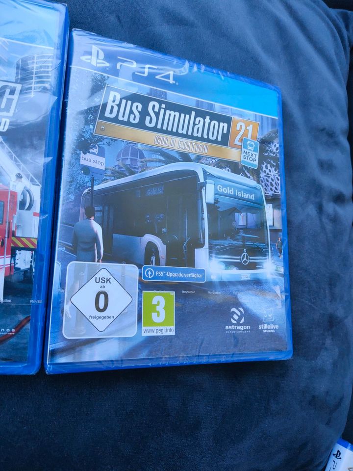 Bus Simulator 21 gold edition & Firefighting Simulator (PS4 NEU!) in Regensburg