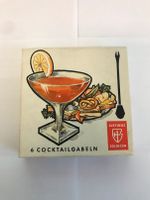 6 Justinus Cocktailgabeln, Edelstahl Vintage ca.60/70er Jahre Nordrhein-Westfalen - Recklinghausen Vorschau