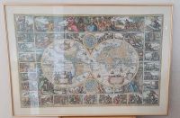 Weltkarte 17. Jahrhundert gerahmt Frankfurt am Main - Westend Vorschau