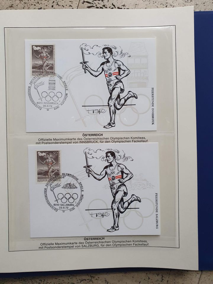 Briefmarkenalben 4 St./Olympia München 1972 postfrisch Sammlung in Meschede