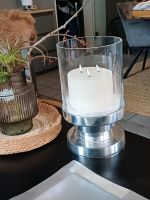 Aluminium Kerzenglas, sehr schwer + 3-Docht-Led-Kerze Nordrhein-Westfalen - Rheine Vorschau