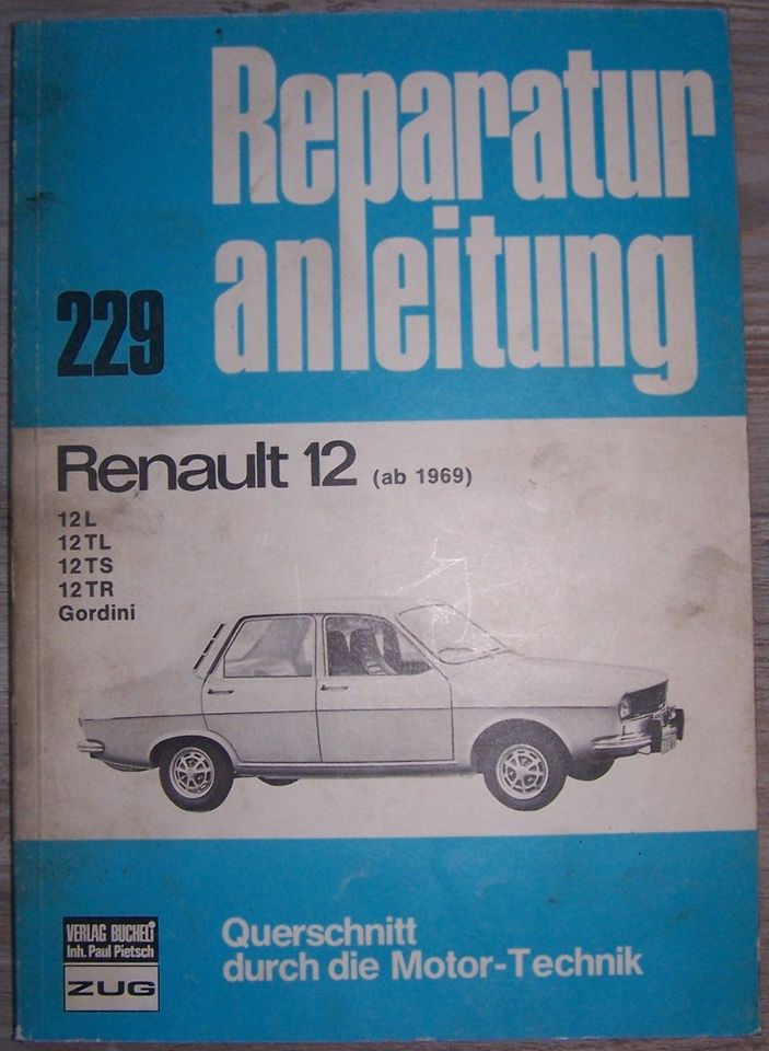 Werkstatthandbuch Peugeot 204 504 Mazda 616 Renault 12 Fiat Alfa in Wilster