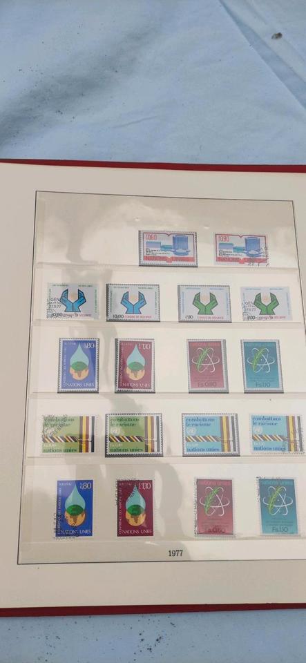Briefmarken Sammlung Gemälde Europas und UNO Vereinte Nationen in Neunkirchen