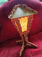 Originale handgefertigte DDR Holz Tischlampe Niedersachsen - Seesen Vorschau