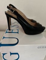 GUESS High Heels Pumps 39 Peep Toe, schwarz nur anprobiert Frankfurt am Main - Rödelheim Vorschau