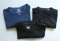 3 T-Shirts L / XL, schwarz, blau, asos, Threadbare, New Look Hamburg - Wandsbek Vorschau