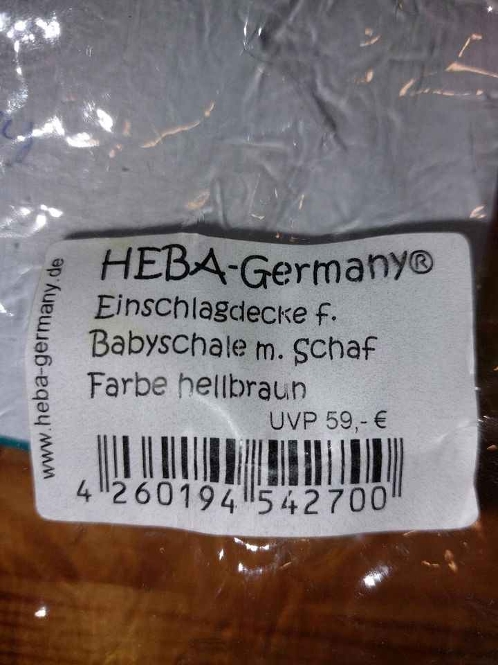 HEBA Baby Einschlagdecke für Babyschale NEU in Frankfurt am Main