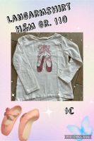 Langarmshirt Ballerina Mädchenshirt Gr. 110 Bayern - Mering Vorschau