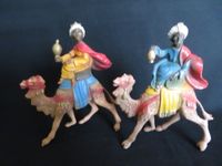 Krippenfiguren, Figuren, 2 Könige auf Kamel, Italy, für ca. 8-10 Bayern - Küps Vorschau