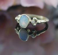 Diamant Opal Ring in 585er / 14 Kt Gold Wert 550 € LHGE-39348 Nordrhein-Westfalen - Gelsenkirchen Vorschau