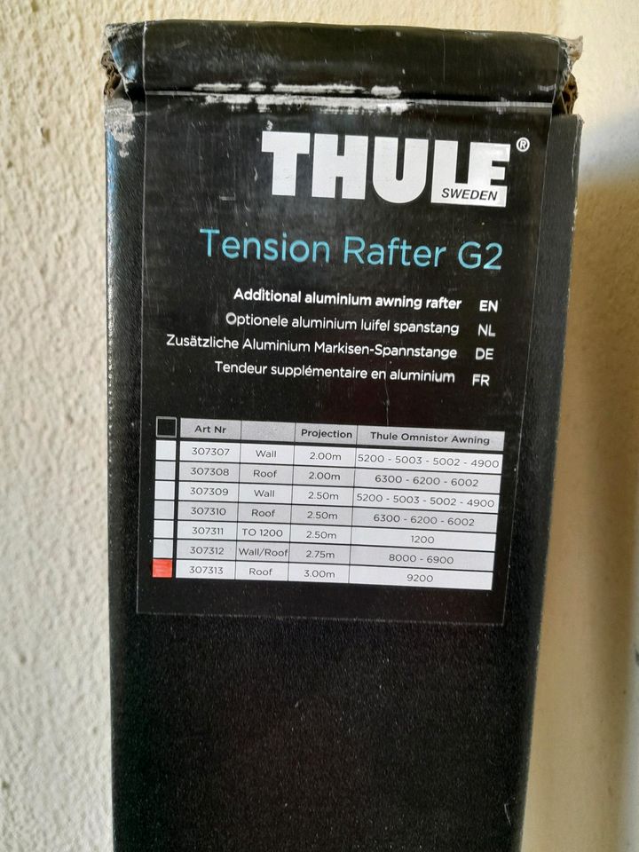 Thule Tension Rafter G2 Spannstange für Dachmarkisen mit 300cm Au in Leichlingen