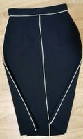 ZARA Rock Skirt dunkel Blau Biesen Stretch 36 S Brandenburg - Leegebruch Vorschau