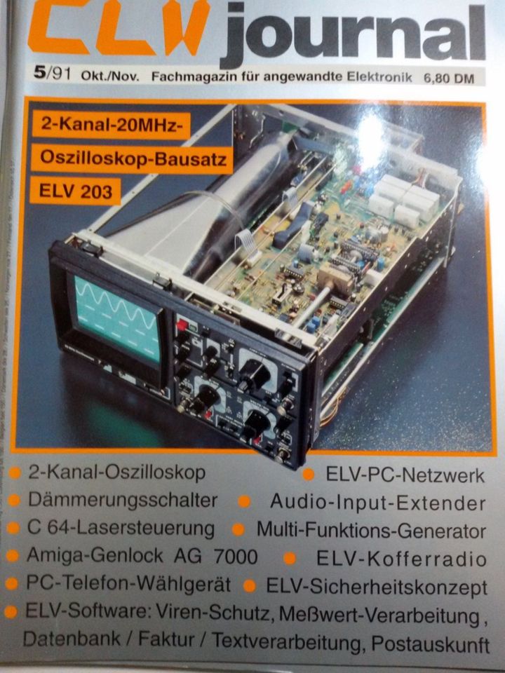 Elektronik Zeitschrift ,ELV-Journal mit Platinenfolien,6 Hefte in Gütersloh