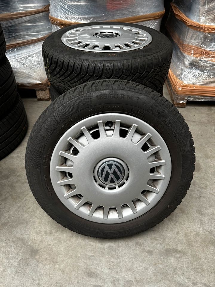 4x original Golf 4 Cabrio Winterräder 185/60R14 Schnäppchen in Solingen