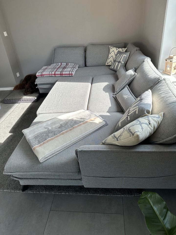Sofa | Wohnlandschaft | Bettkasten | grau in Sehnde