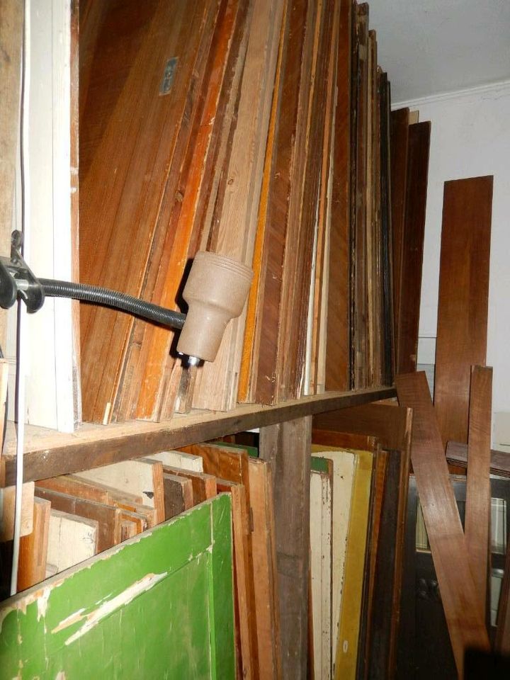 150 Antike Schrank Türen Altbau Tür Vollholz Baumaterial Möbel in Oschatz