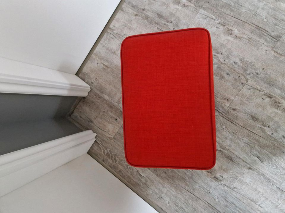 Ikea Hocker Rot Top in Neustadt an der Orla