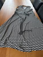 Kleid Oui 44 Wickelkleid schwarz beige sehr gepflegt Niedersachsen - Vechta Vorschau