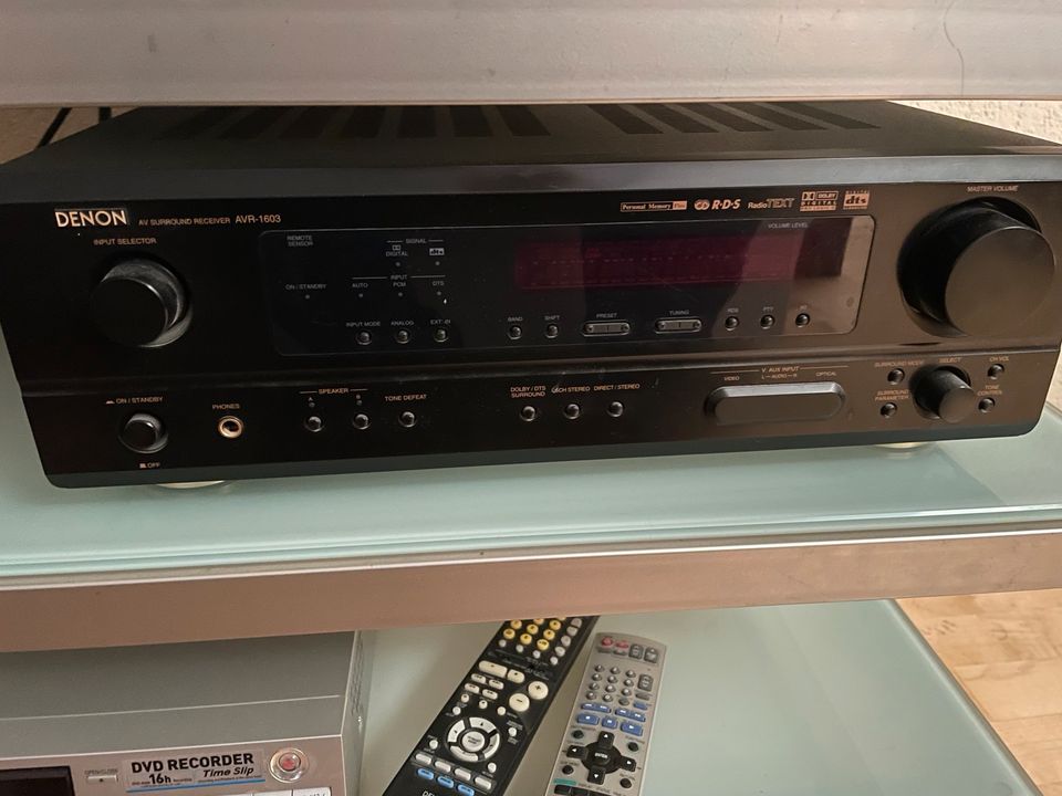 Surround Anlage 5.1 Receiver ,Boxen und dvd Player in Rüsselsheim