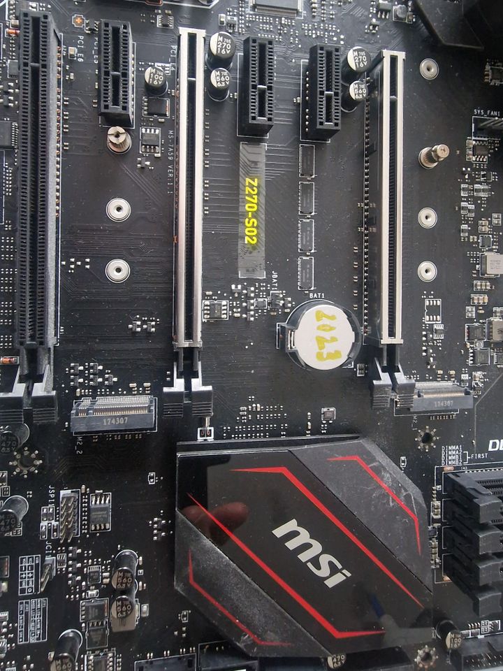 Computer BOARD Mainboard MSI Z270-S02 mit Prozessor i5-7500 in Hamburg