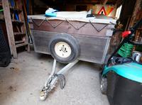 DDR Anhänger HP 401.01/06 Erstzulassung 1987 | Garagenwagen Muldestausee - Plodda Vorschau