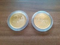 2 Euro Slowenien 2007 France Preseren vergoldet Bayern - Oberelsbach Vorschau