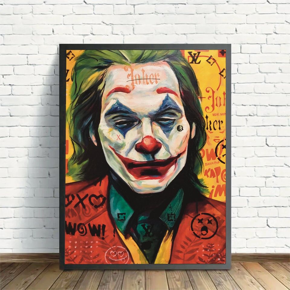 ✅ Janzel Medina - Joker/  Acrylbild, Kunstwerk, Art in Horstmar